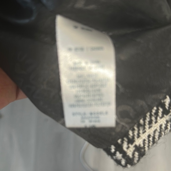 Guess Black and White Blazer Classic Wool Blend - Picture 7 of 7